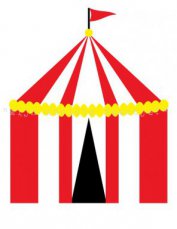 Photo booth props circus
