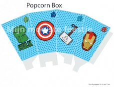 Popcorn box superhelden